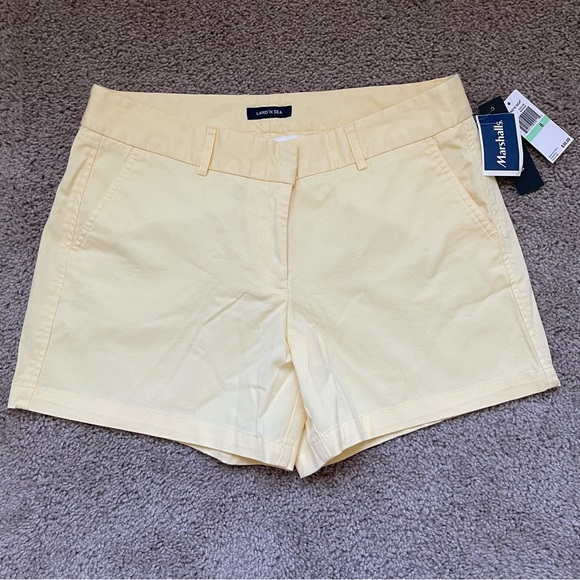 land and sea Pants - land’ n sea yellow shorts size 8